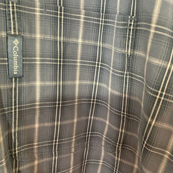 Columbia Blue Casual Button Down Shirt - Picture 5 of 8